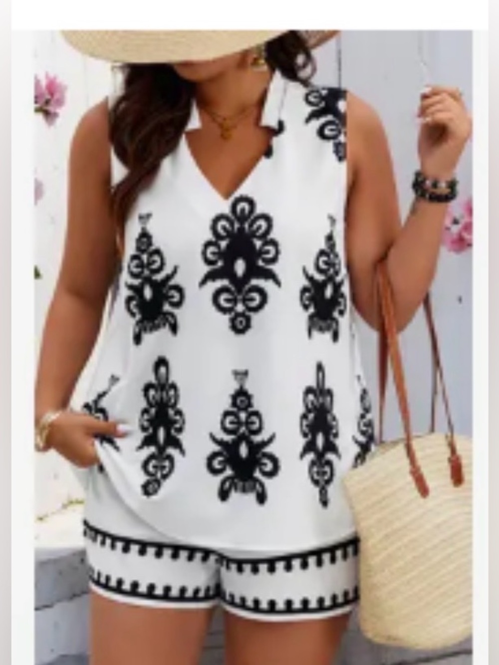 black and white set